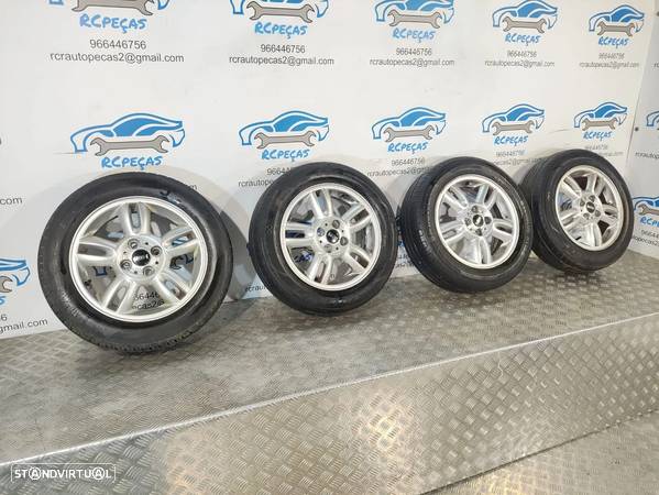 JANTES ORIGINAIS MINI COOPER R56 15 POLEGADAS 5,5J ET45 4X100 R55 CLUBMAN R57 CABRIO R58 COUPE R59 ROADSTER - 4