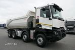 Renault K 480 / 8x4 / BASCULANTE SPATE / HYDROCLAP / 2019 / EURO 6 - 14