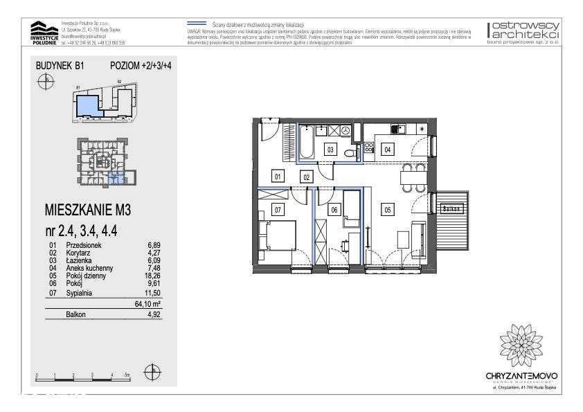 Komfortowe i ustawne M3 - WINDA, PARKING - Pełny obrazek: 2/8