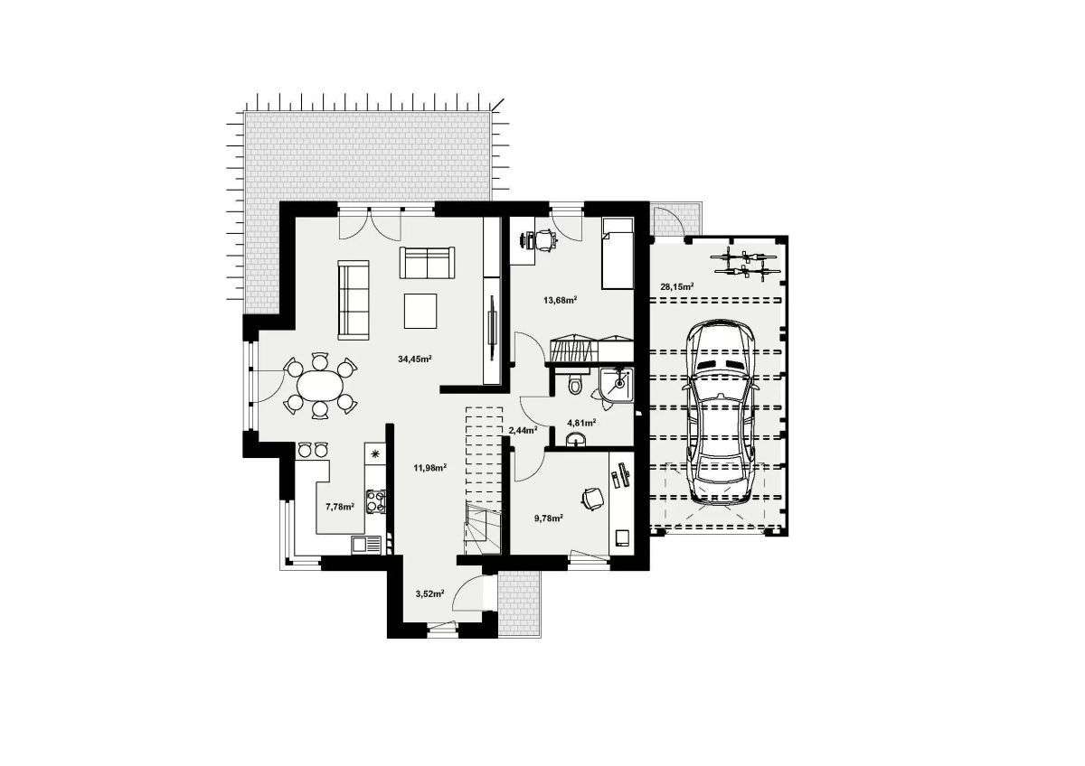 Ulica Grudniowa dom Diament E z garażem-9