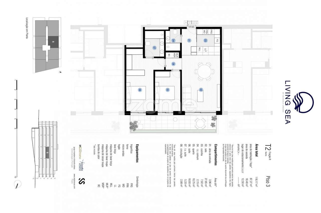 T2 na Seca do Bacalhau Vistas Deslumbrantes Mar - Grande imagem: 5/35