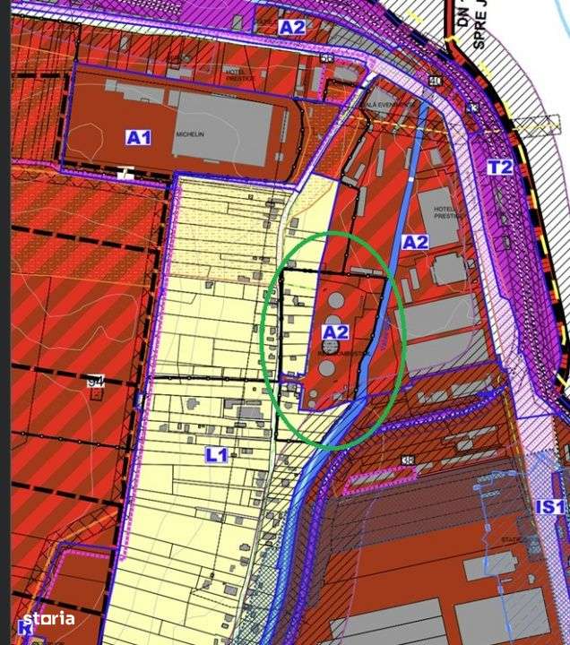 NOU! Teren intravilan pentru dezvoltare industriala/hale, 35 eur/mp-1