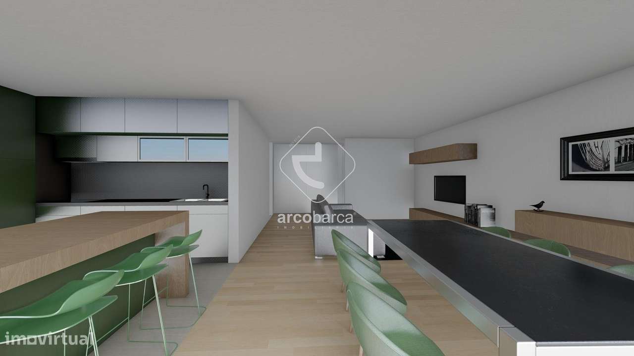 Apartamento T3  180m2 área util- Novo-Ponte da Barca!! - Grande imagem: 5/31