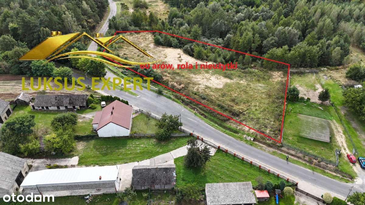 Łaszew Rządowy-działka z potencjałem - Pełny obrazek: 1/7