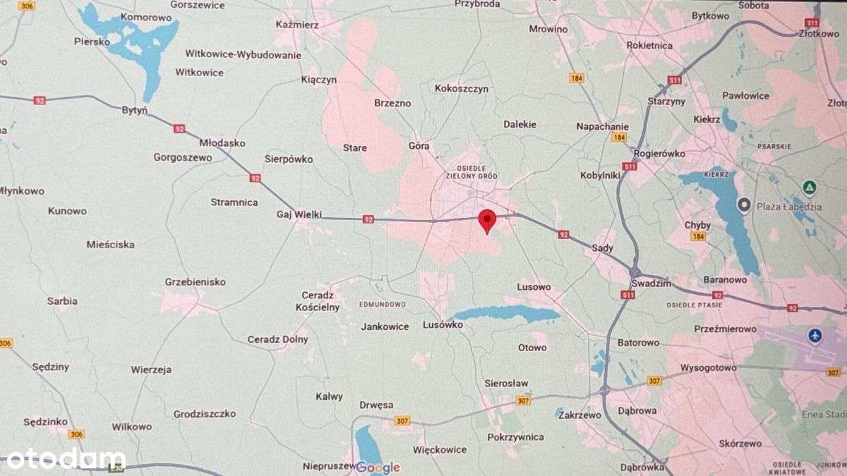Działka inwestycyjna (1,34 ha) Tranowo Podgórne-1