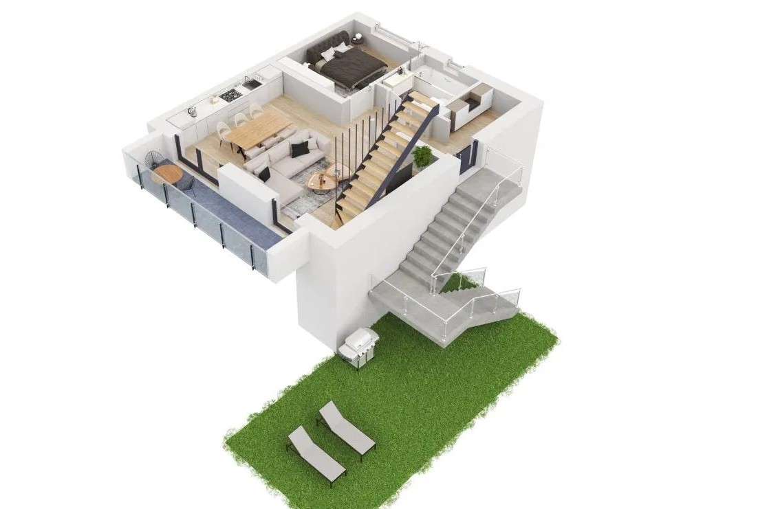 Libertów | komfortowe 3-pokojowe mieszkanie z ogródkiem | 67m2-2