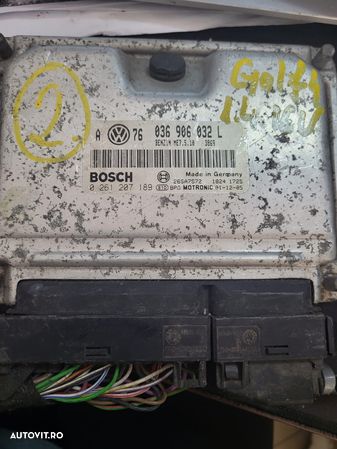 Calculator motor VW Golf 4 1.4 16V, cod 036906032L 0261207189 - 1