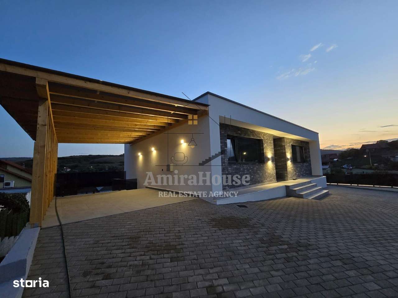 Casa individuala, 129 mp utili, teren 583 mp, terasa 68 mp, zona Sun G - Imagine principală: 4/15