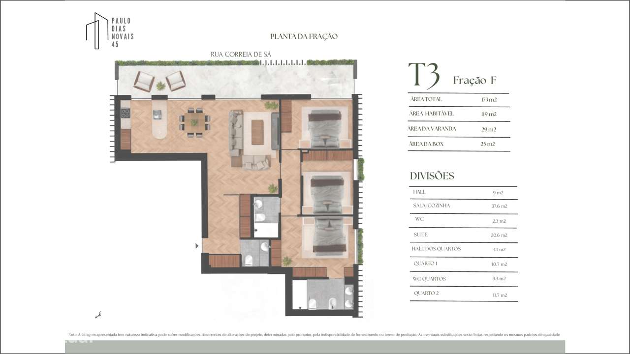 Apartamento T3 em Condomínio de Luxo junto à Av. Marechal -Boavista-10