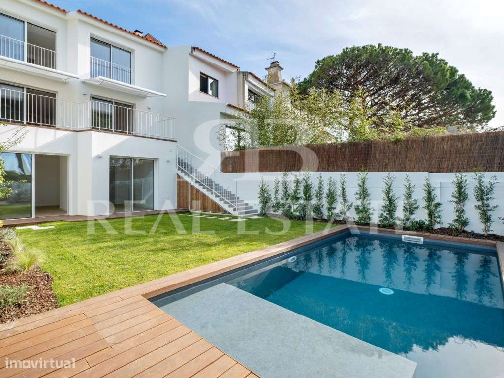 Moradia T4 com Jardim e Piscina no Monte Estoril - Cascais-5