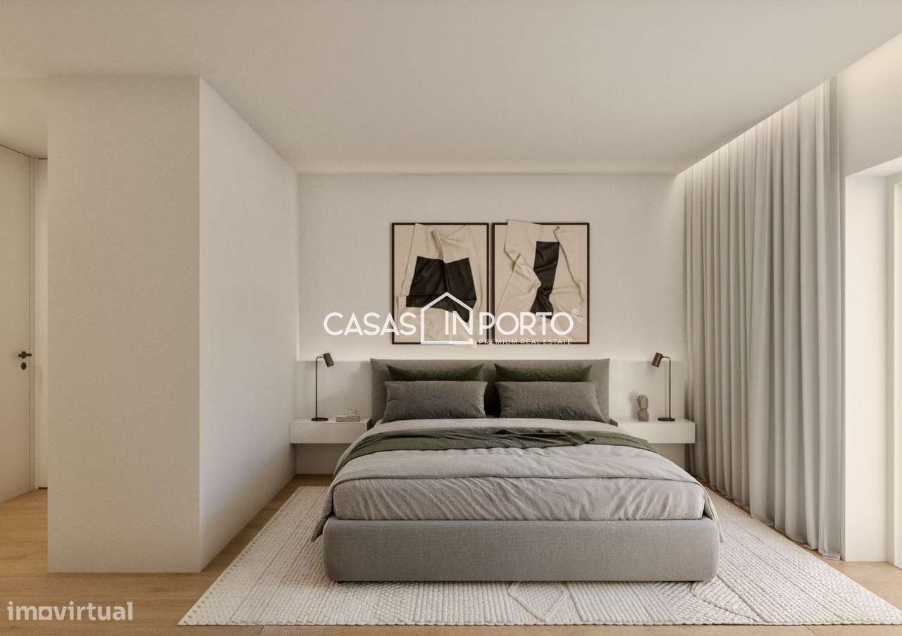 Excelente T2 em condomínio privado no centro de Matosinhos - Grande imagem: 5/20