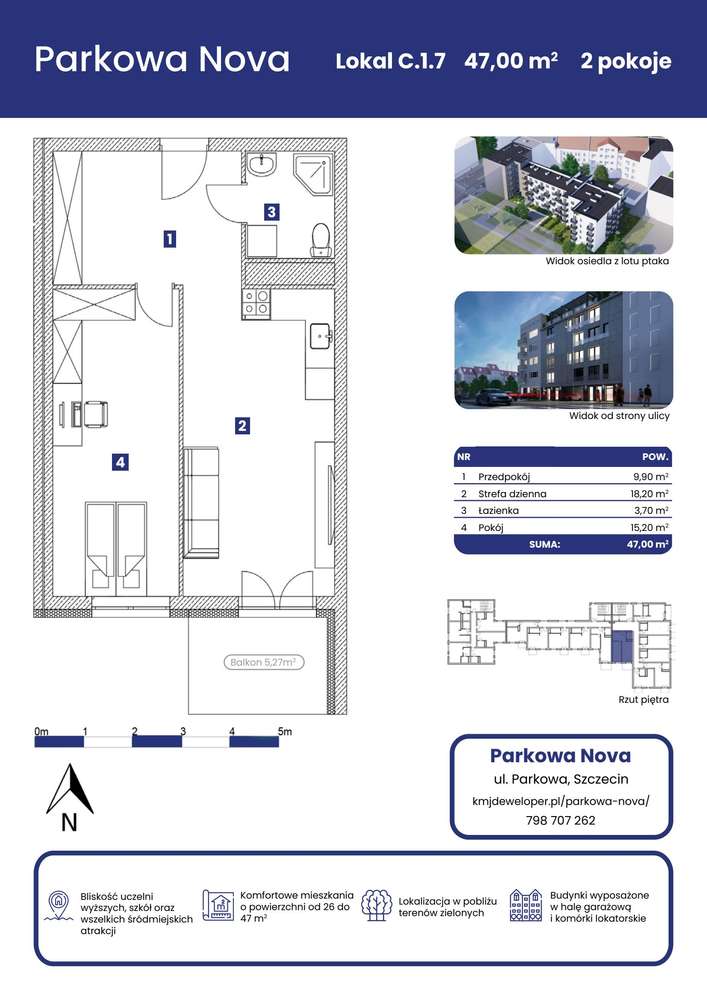 Osiedle | mieszkanie C.1.7 - Pełny obrazek: 2/9