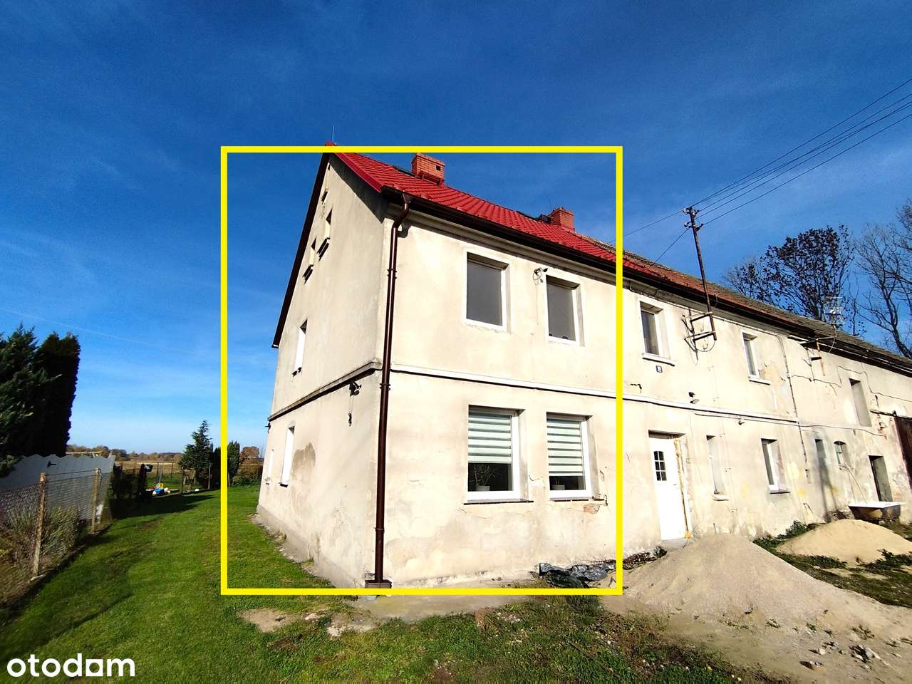 Pół domu-Mieszkanie M4 z dużą działką+zab.gosp. BIAŁA-15