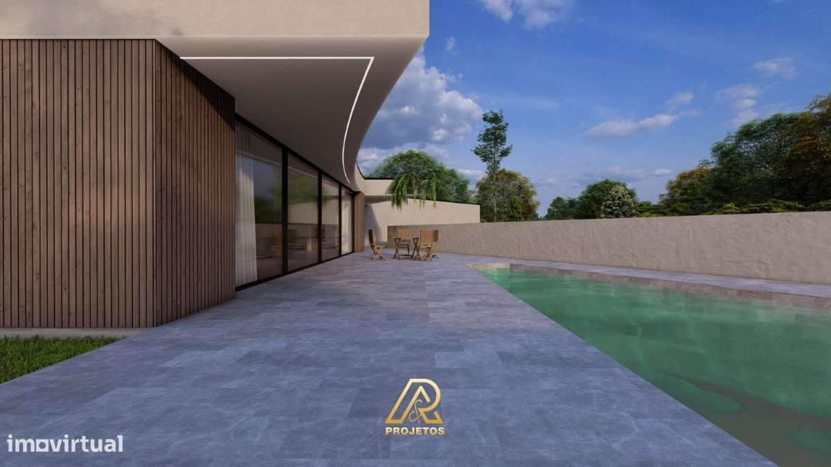 Moradia T4 Térrea Isolada com piscina - Centro de Santa Maria da Feira - Grande imagem: 4/15