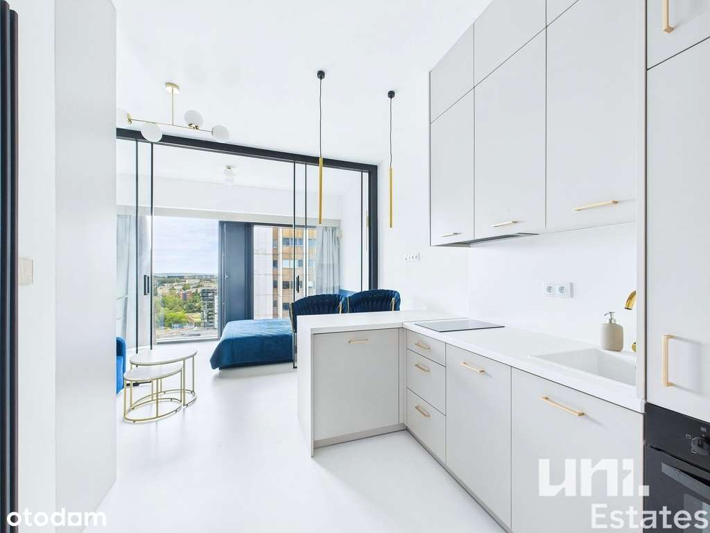 Kawalerka na 22 piętrze z widokiem na Katowice - Pełny obrazek: 5/17