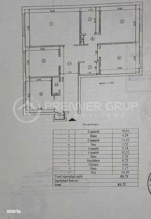 Apartament 4 camere 2 băi, Nicolina - LIDL, 84mp - Imagine principală: 1/1