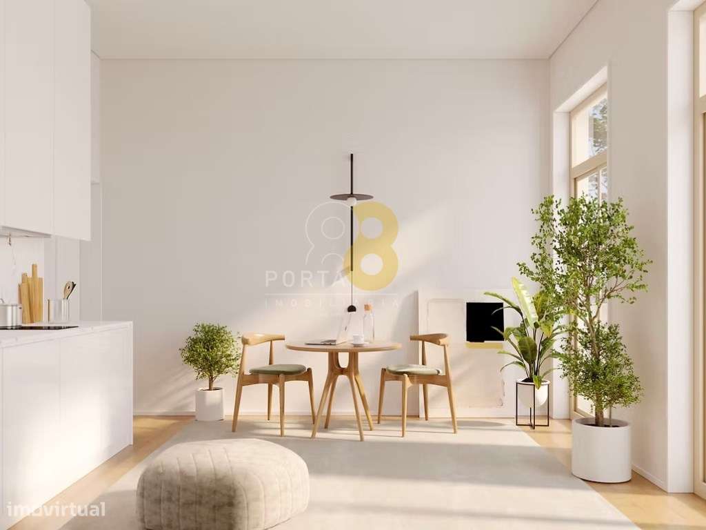 T0 com Terraço em Leça da Palmeira | A 200m da Praia-7