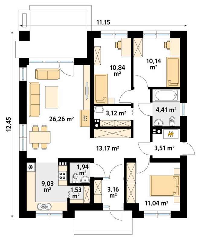 sprzedam dom jednorodzinny 12km od Lublina - Pełny obrazek: 5/11