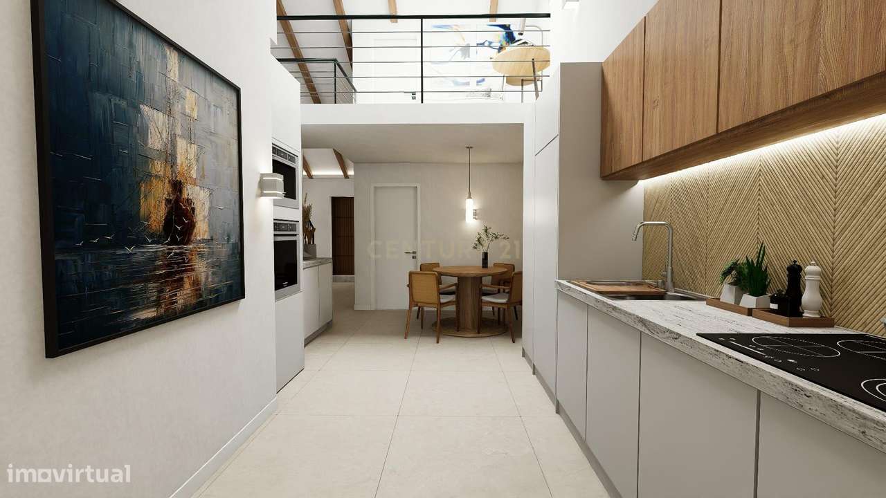 Moradia contemporânea em fase de remodelação integral.-10