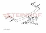 Hak holowniczy+WIĄZKA 7PIN do Volkswagen Polo 3/5 drzwi od 2001 do 2009 - 2