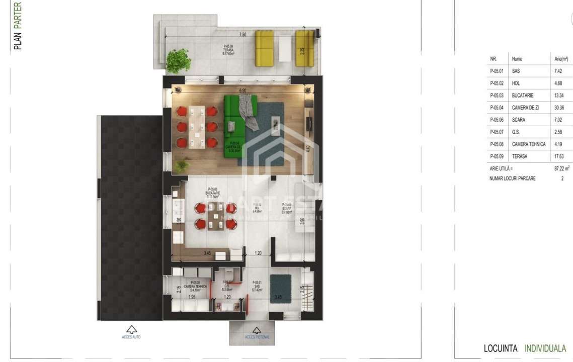 Metrou 1 Decembrie Comision 0% - Vila P+2E-245mp - Panouri Solare - Imagine principală: 4/15
