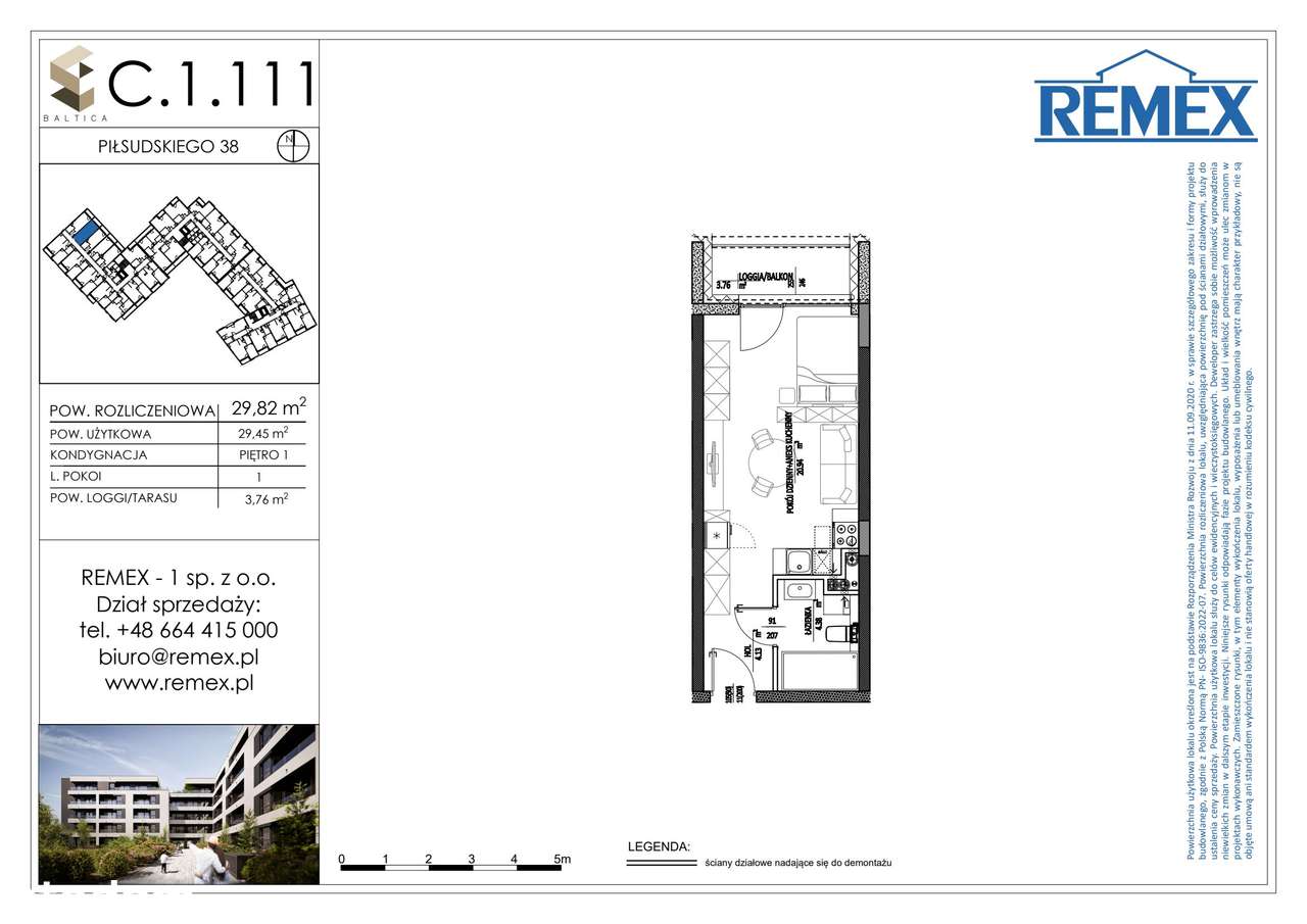 BA͏LT͏IC͏͏A | mieszkanie 1-pok. | C.1.111 - Pełny obrazek: 2/7