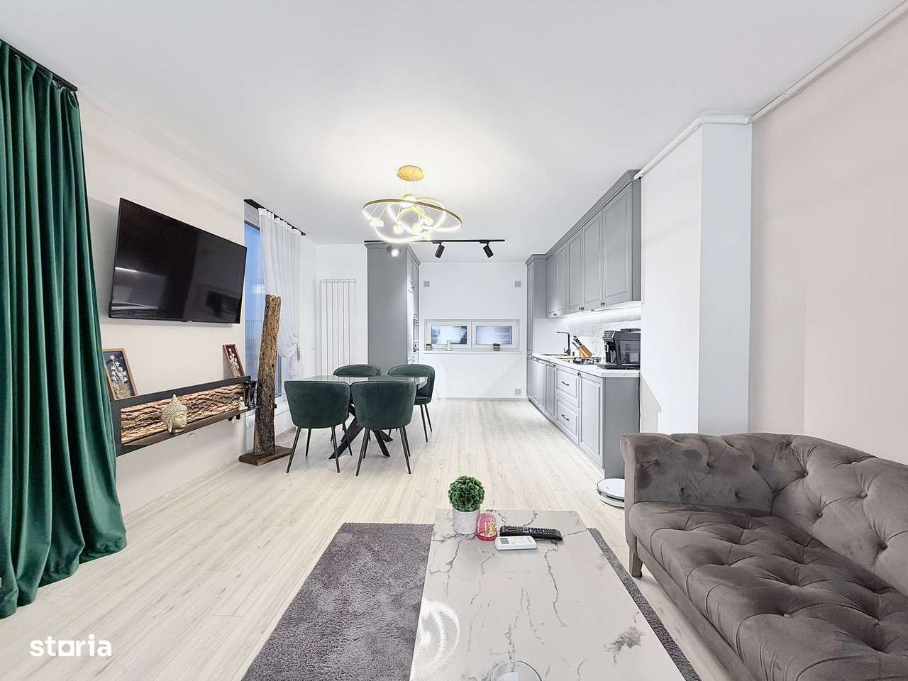 Penthouse cu 2 dormitoare/terasa 50mp in complex Top City Coresi - Imagine principală: 4/12