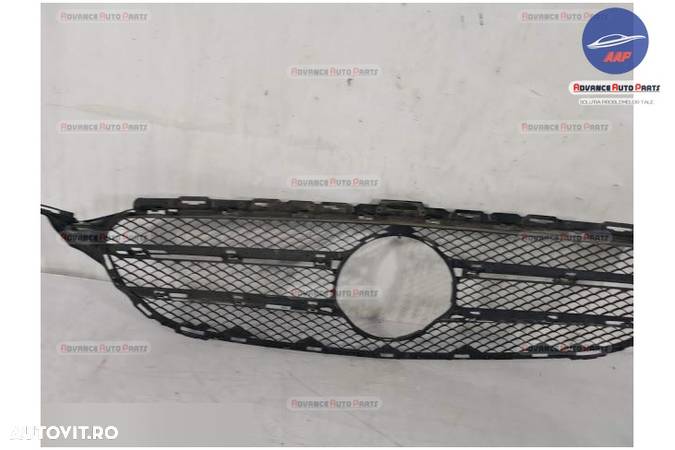 Grila Centrala Radiator Mercedes C Class W205 2014 2015 2016 2017 2018 originala - 6