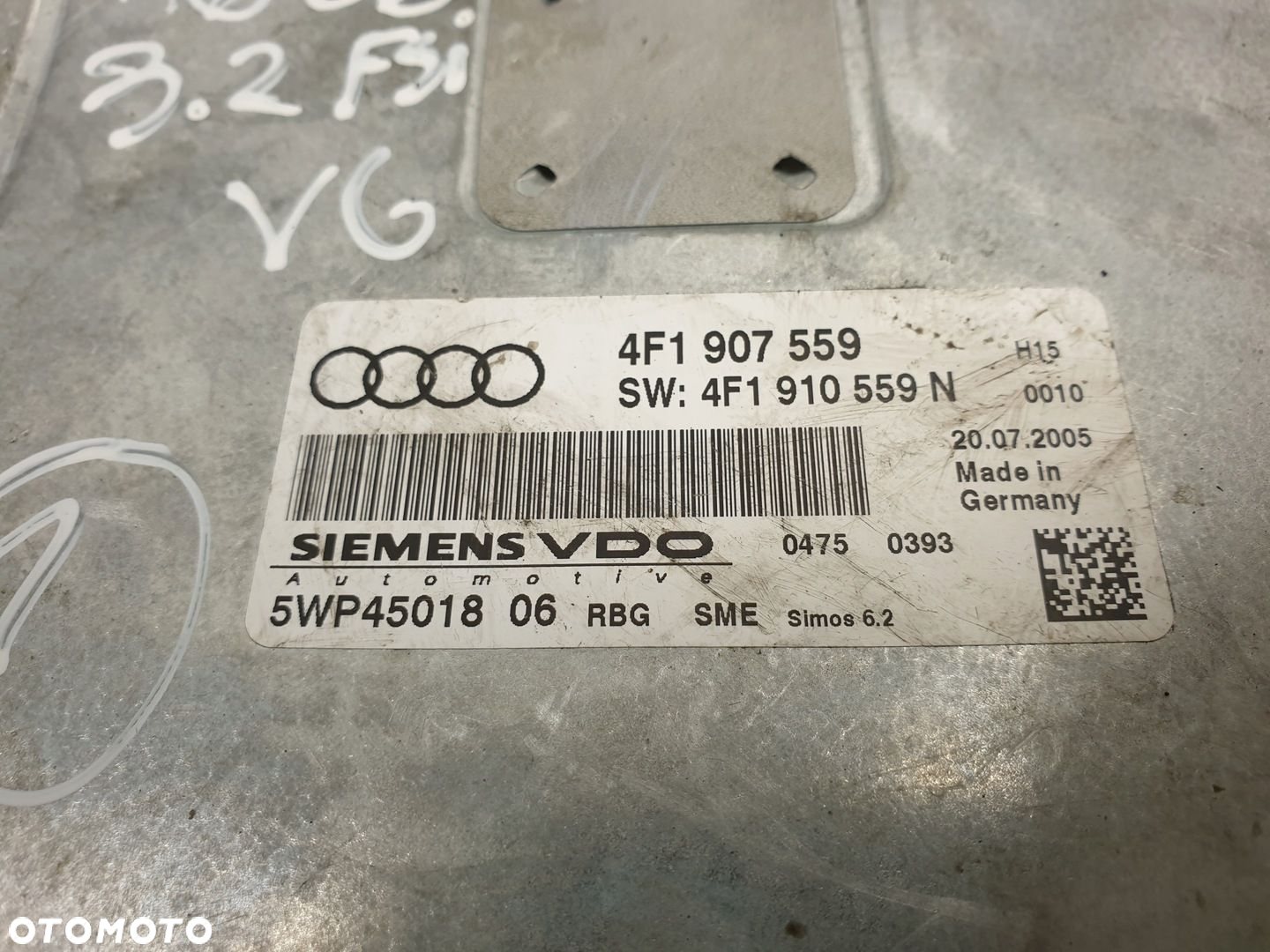 Audi A6 C6 3.2 FSI STEROWNIK SILNIKA komputer - 2