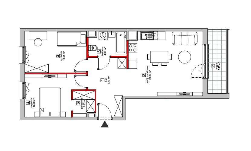 MIESZKANIE 3-POKOJOWE - Osiedle Poematu II | 2025 - NEGOCJUJ - Pełny obrazek: 2/7