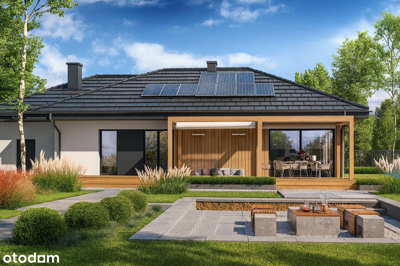 Nowy dom pow.150m2/ garaż/ działka 1075m2/ogrodzony/malownicza okolica-0