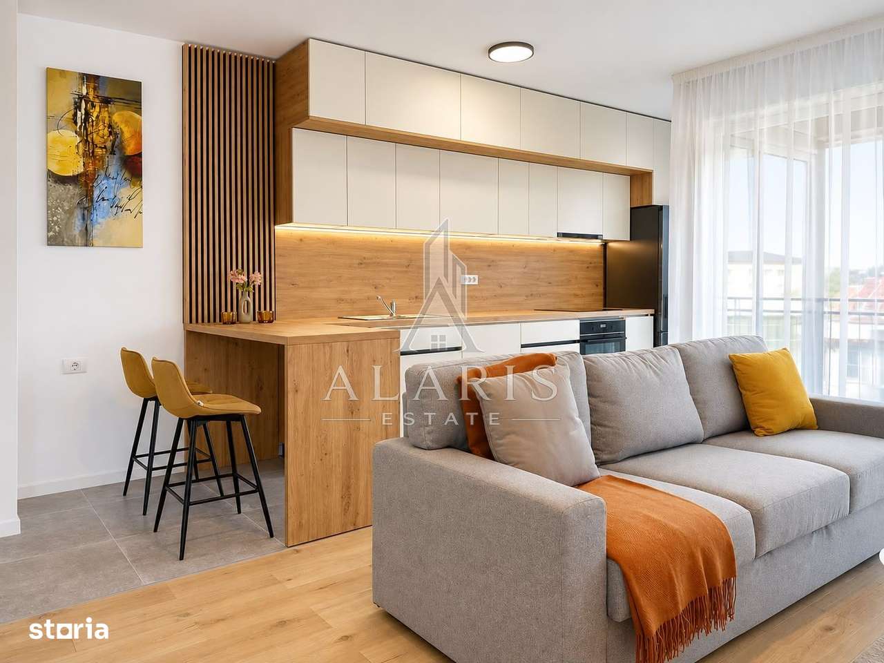 Apartament cu 2 camere, open space, zona Circumvalatiunii