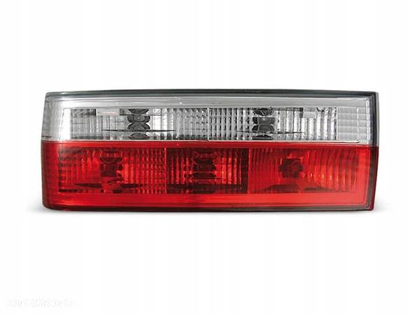 LAMPY TYLNE BMW E30 SEDAN COUPE 82-87 / CABRIO 82-90 RED WHITE - 1