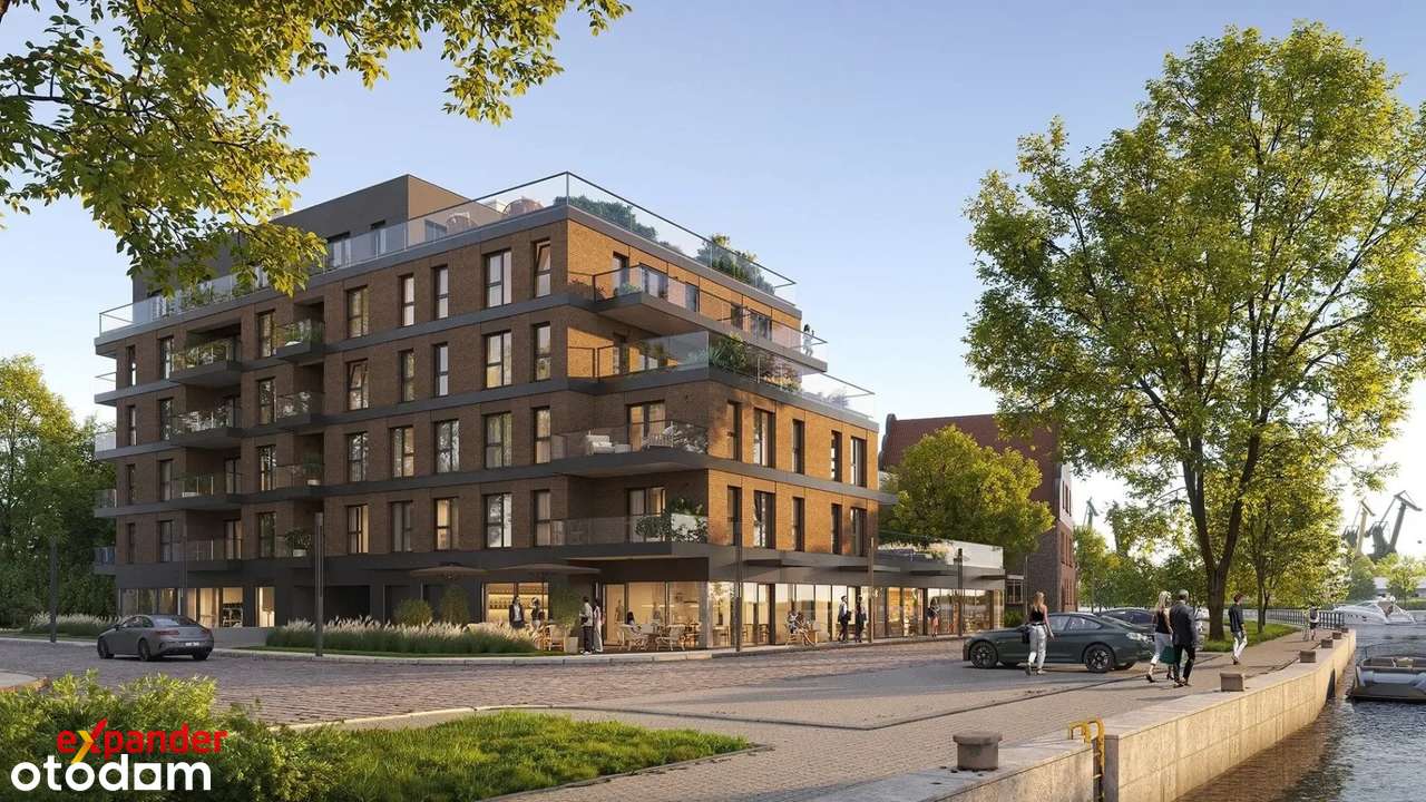 4 pok. 100 m² + taras 40 m² nad Motławą