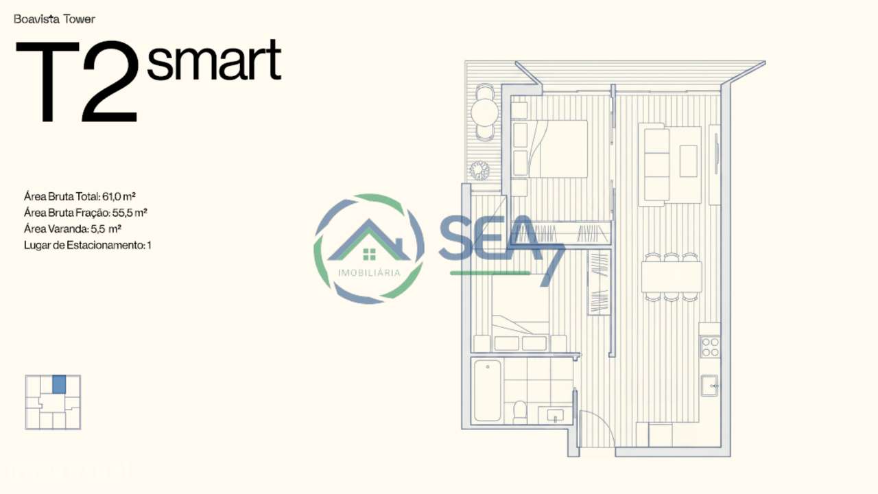 Apartamento T2 Smart na Boavista, Porto-15