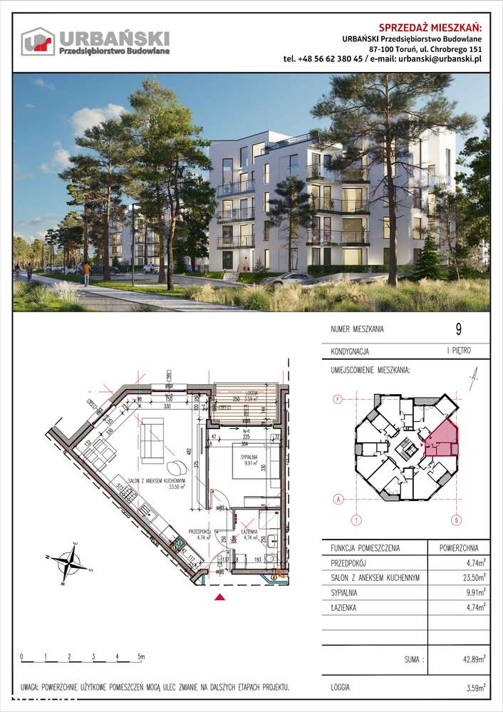 Grasera 12 | apartament 2-pok. | M09 - Pełny obrazek: 4/14