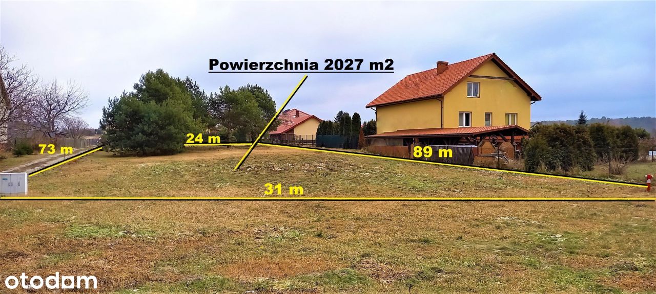 Działka, 2 027 m², Turka