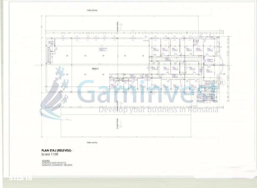Gaminvest-Hale productie,depozitare,birouri,Calea Borsului A2371 - Imagine principală: 3/4