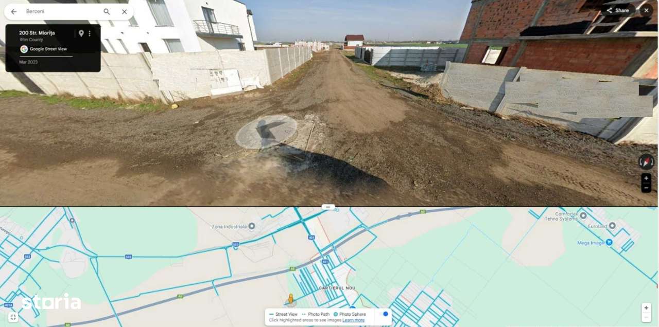 Teren intravilan de vânzare – Comuna Berceni, Str. Miorița, 888 mp!-4