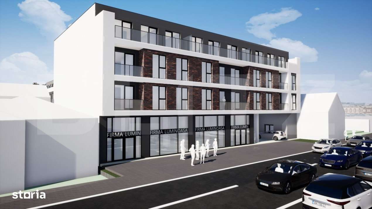 Apartament 2 camere, 57,21 mp, semifinisat, TVA inclus, zona Marasti - Imagine principală: 4/6