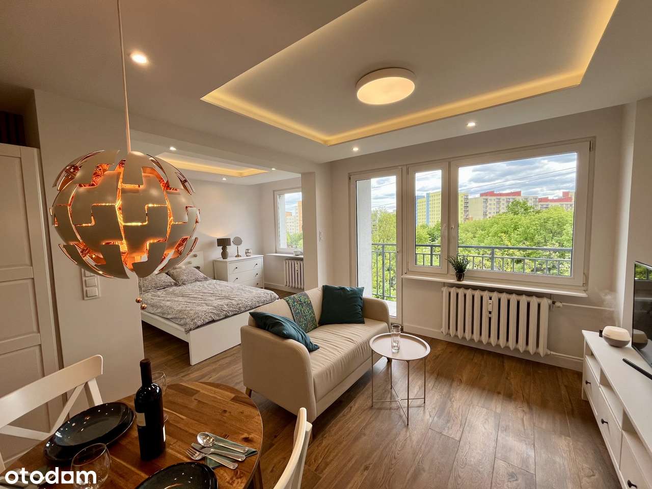 Na Święta :) Mieszkanie 33 m2 Wysoki standard Styl skandynawski Balkon-13