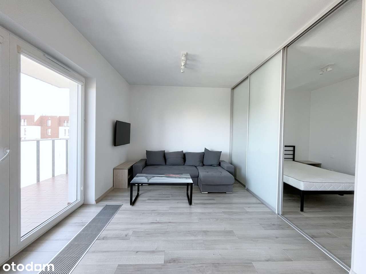 Paderewskiego, 37 m2, 2 pokoje, taras, umeblowane - Pełny obrazek: 4/13