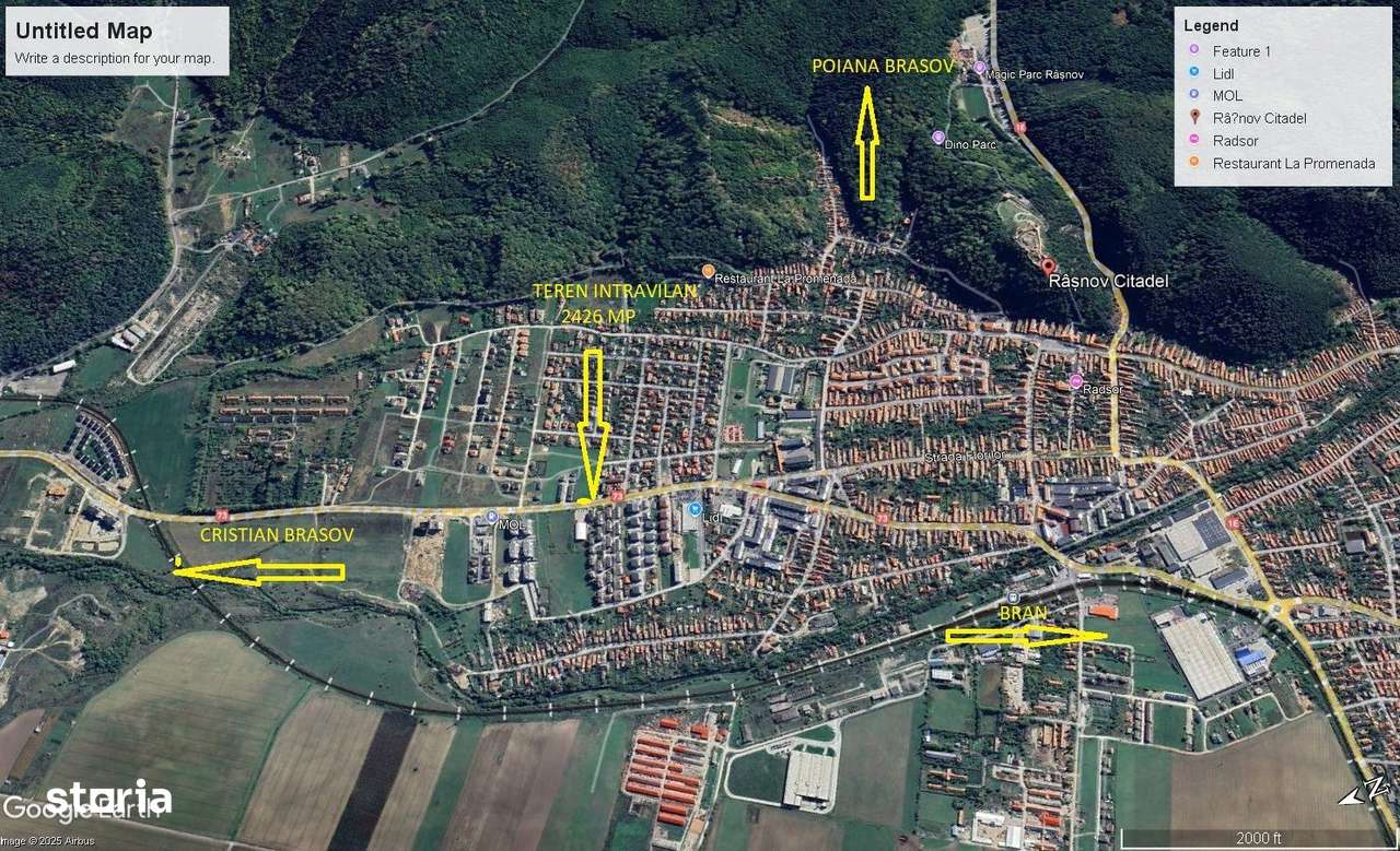 Teren intravilan Râșnov zona Primăverii - Imagine principală: 2/4