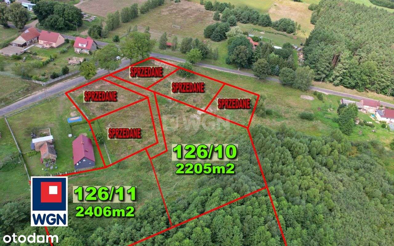 Działka pod budowę 2205m2 (warunki zabudowy) - Pełny obrazek: 4/9