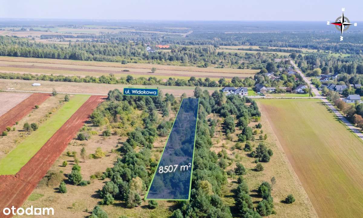 Duża działka budowlana Przymiłowice 8507 m2 - Pełny obrazek: 4/5