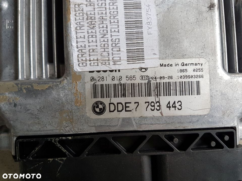 KOMPUTER STEROWNIK SILNIKA 7793443 M47N 2.0D BMW E46 - 2