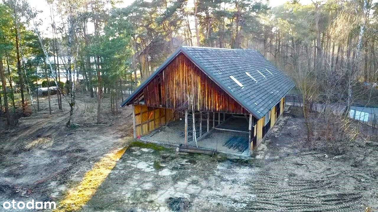 Działka z drewnianym domem w pięknej okolicy - Pełny obrazek: 5/15