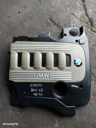 BMW X5 3.0D E60 E61 OSŁONA GÓRNA SILNIKA 15195001 - 1