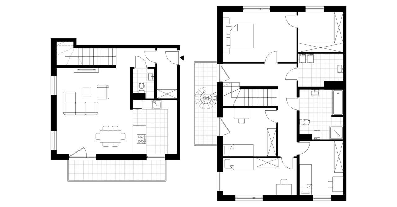 5-pokojowe mieszkanie 143m2 + taras - Pełny obrazek: 3/8