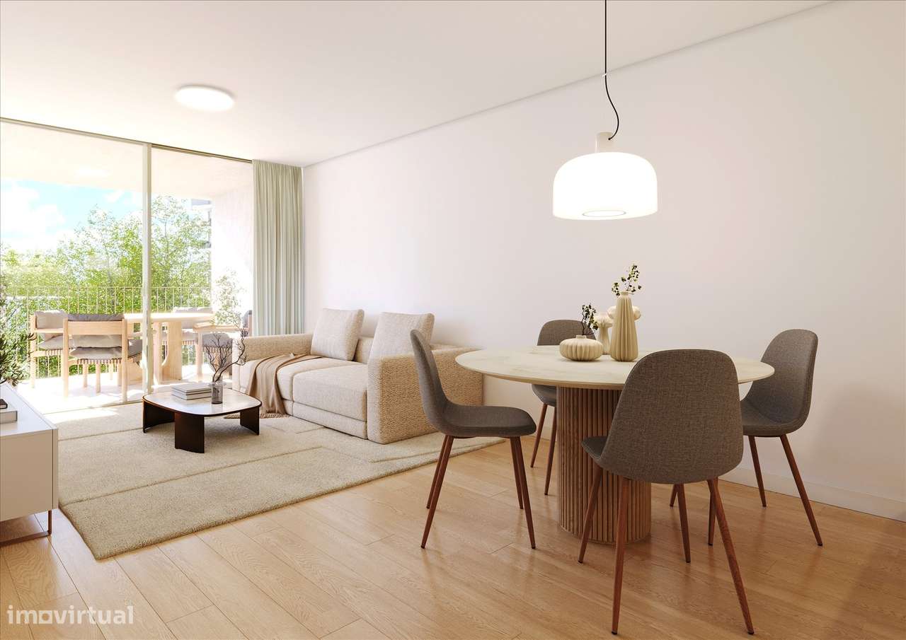 Apartamento T1 com Varanda no The Urban Yard | Jardins da Arrábida-7